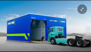 Melalui Anak Usahanya, CATL Kembangkan Sistem Baterai Swap Untuk Truk Listri