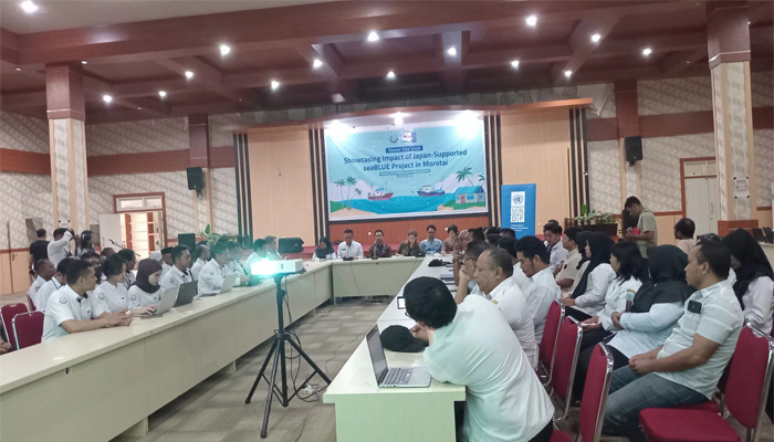 Proyek seaBLUE Hadir di Morotai, Jepang dan UNDP Dorong Teknologi Hijau untuk Nelayan