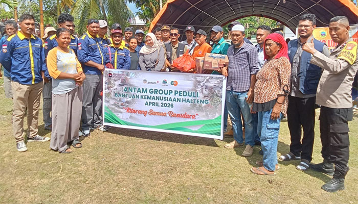 Wujud Kepedulian Sosial, ANTAM Group Salurkan Bantuan Kemanusiaan bagi Warga Terdampak Konflik di Sibenpopo