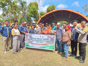 Wujud Kepedulian Sosial, ANTAM Group Salurkan Bantuan Kemanusiaan bagi Warga Terdampak Konflik di Sibenpopo