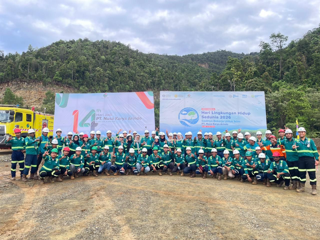 Gelar Apel Pembukaan Hari Lingkungan Hidup Sedunia 2026 dan HUT ke-14 PT Nusa Karya Arindo
